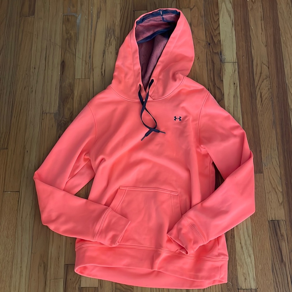 Under Armour pullover sweatshirt orange Medium